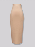 New Fashion 13 Colors XL XXL Sexy Knee Length Bandage Skirt Women Elastic Bodycon Summer Pencil Skirts 78cm