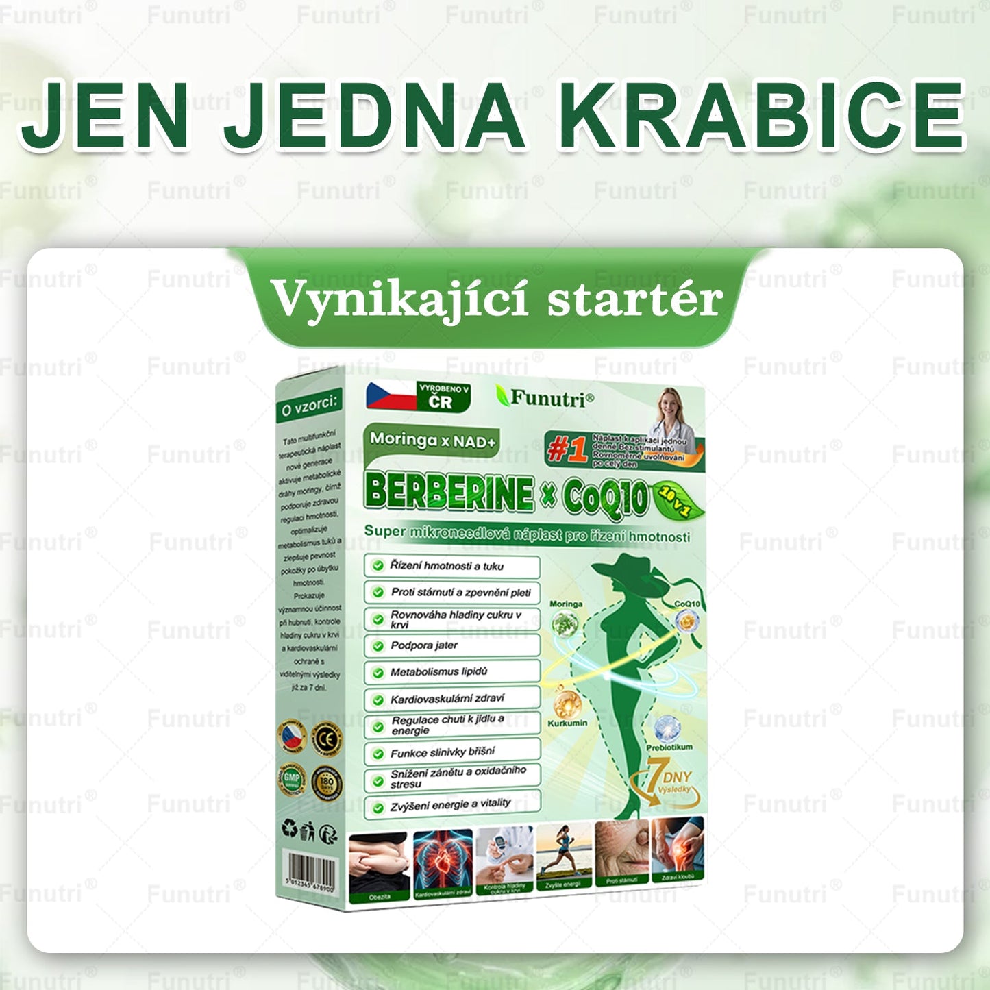 Oficiální obchod 🍀 Funutri® 10 v 1 metabolická tvarující náplast s nano mikrojehličkami (Pouze jednou denně, viditelné změny již za 7 dní)  Určeno pro osoby s obezitou, diabetem, spánkovou apnoe