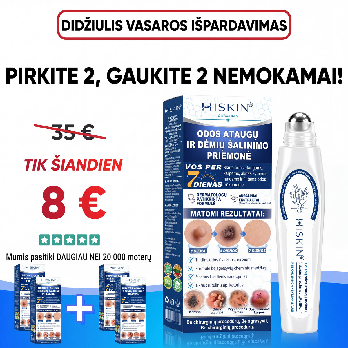 👩‍⚕️👩‍⚕️👩‍⚕️𝐎𝐟𝐢𝐜𝐢𝐚𝐥𝐢 𝐩𝐫𝐞𝐤ė𝐬 ž𝐞𝐧𝐤𝐥𝐨 𝐩𝐚𝐫𝐝𝐮𝐨𝐭𝐮𝐯ė Hiskin® 𝟕 𝐝𝐚𝐲 𝐊𝐚𝐫𝐩𝐮𝐜𝐢𝐮 𝐢𝐫 𝐝𝐞𝐦𝐢𝐲 𝐯𝐚𝐥𝐢𝐤𝐥𝐢𝐬(Neskausmingas, be pėdsakų rutulinis rutulinis) 🚀